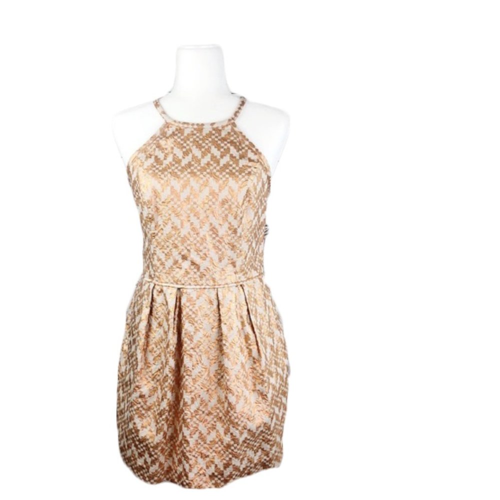 RACHEL Rachel Roy Rose Gold Dress, Small